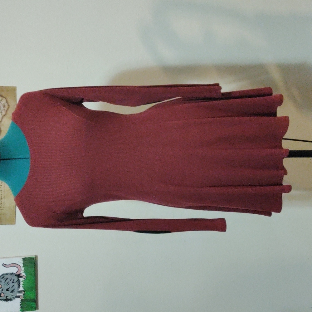 Burgundy Dress
